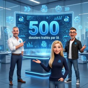 500 Dossiers traités par IA