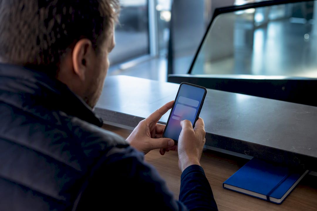 Téléphone montrant un rappel de rendez-vous