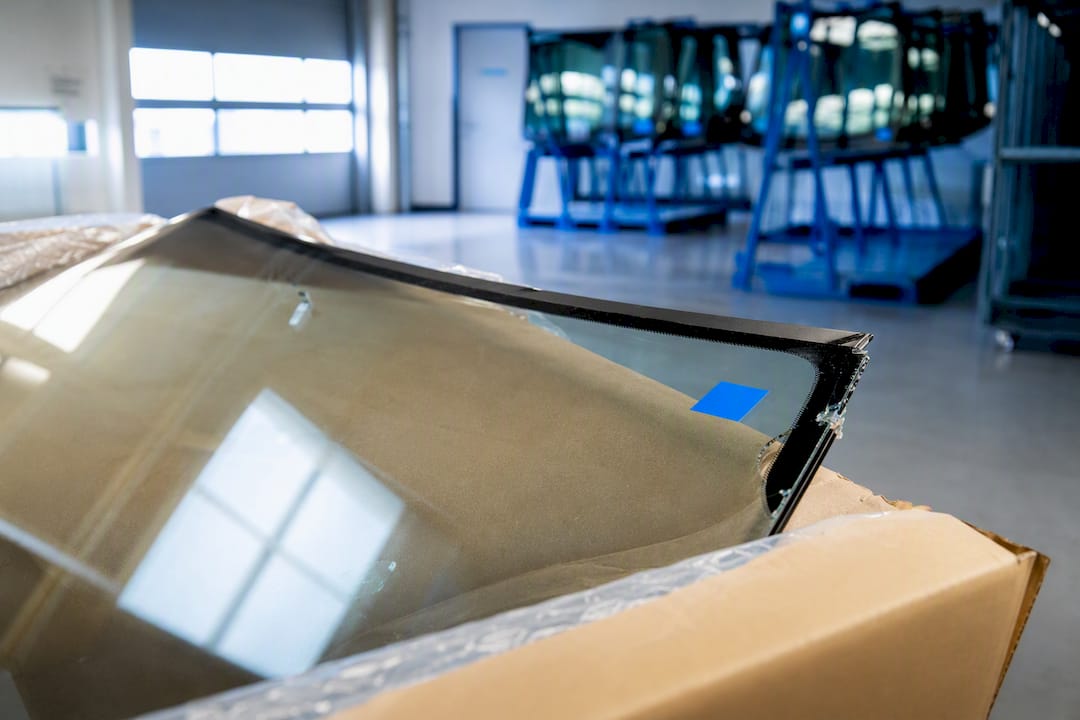 Vitrage automobile reçu endommagé