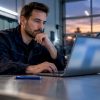 Professionnel en train de vérifier une relance d’assurance